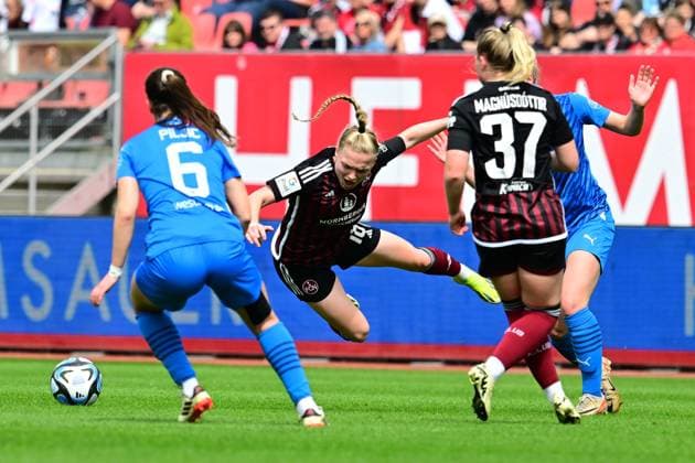 14 04 2024 Soccer Season 2023 2024 1 Women Soccer Bundesliga 18 Matchday 1 FC Nuremberg FCN Club SGS Essen AlSch xalxscx Franziska May 18, 1 FC Nuremberg FCN