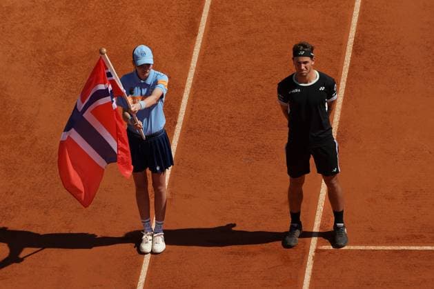 Casper Ruud (Norvege) TENNIS : Monaco Rolex Masters - Finale - Monaco - 14 04 2024 NorbertScanella Panoramic 