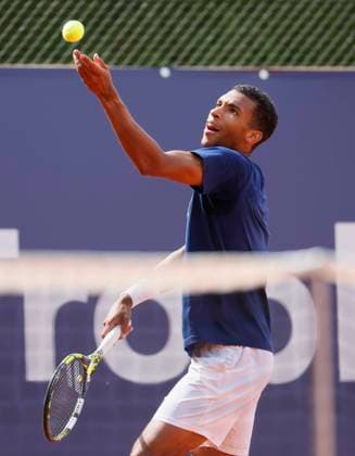14 04 2024, ATP Tour 250, BMW Open 2024, Iphitos Munich, Tennis, Sport, in the picture Felix Auger Aliassime CAN