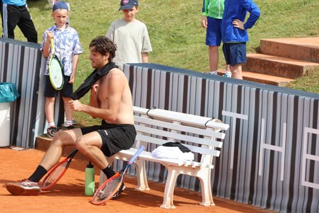 Taylor Fritz USA at training Tennis BMW Open 2024 14 04 2004 Munich PHOTO Mladen Lackovic LakoPress