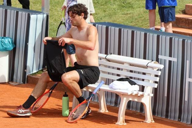 Taylor Fritz USA at training Tennis BMW Open 2024 14 04 2004 Munich PHOTO Mladen Lackovic LakoPress
