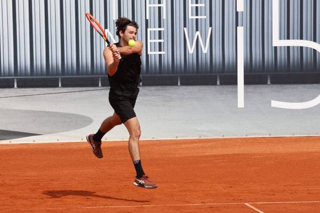 Taylor Fritz USA at training Tennis BMW Open 2024 14 04 2004 Munich PHOTO Mladen Lackovic LakoPress