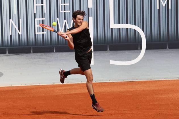 Taylor Fritz USA at training Tennis BMW Open 2024 14 04 2004 Munich PHOTO Mladen Lackovic LakoPress
