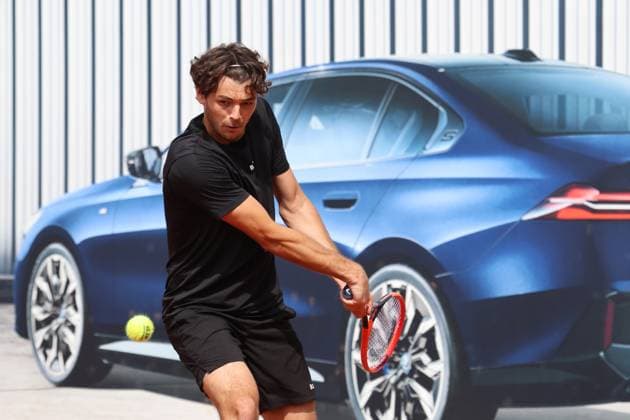 Taylor Fritz USA at training Tennis BMW Open 2024 14 04 2004 Munich PHOTO Mladen Lackovic LakoPress