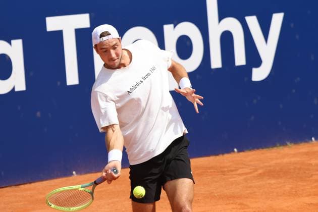 Jan Lennard Struff, during training Tennis BMW Open 2024 14 04 2004 Munich PHOTO Mladen Lackovic LakoPress