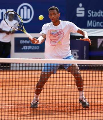 14 04 2024, ATP Tour 250, BMW Open 2024, Iphitos Munich, Tennis, Sport, in the picture Felix Auger Aliassime CAN