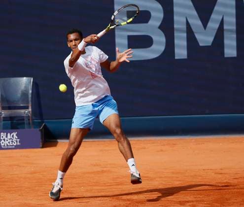 14 04 2024, ATP Tour 250, BMW Open 2024, Iphitos Munich, Tennis, Sport, in the picture Felix Auger Aliassime CAN