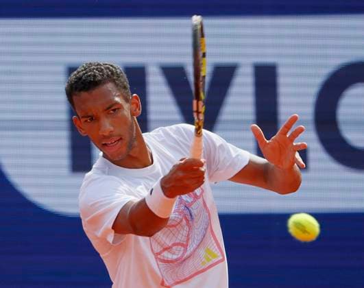 14 04 2024, ATP Tour 250, BMW Open 2024, Iphitos Munich, Tennis, Sport, in the picture Felix Auger Aliassime CAN