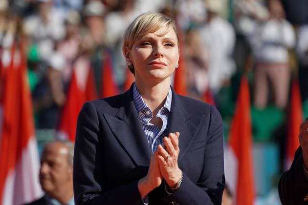 Princesse Charlene TENNIS : Monaco Rolex Masters - Finale - Monaco - 14 04 2024 NorbertScanella Panoramic 