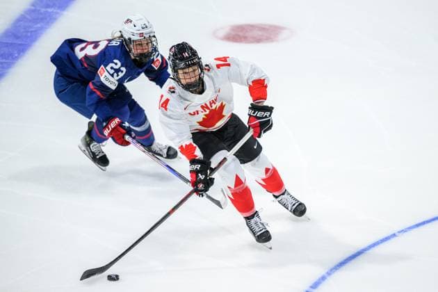 Ice Hockey, World Championship, Women, Final, USA - Canada