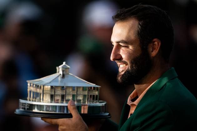 Golf, PGA, Masters Tournament in Augusta, Winner Scottie Scheffler
