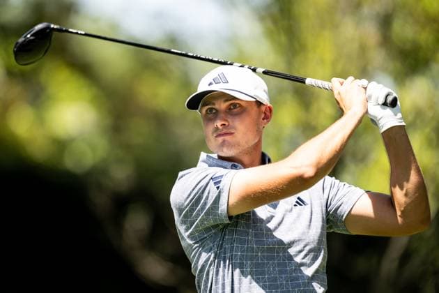 240414 Ludvig Aberg of Sweden during the final round of the 2024 Masters Golf Tournament on April 14, 2024 in Augusta Photo Petter Arvidson BILDBYRAN kod PA PA0795 bbeng golf masters the masters Augusta us masters sverige  Copyright: PETTERxARVIDSON BB240414PA249