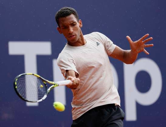 15 04 2024, BMW Open 2024, MTTC Iphitos Muenchen, Tennis, Sport Muenchen, in the picture Felix Auger Aliassime CAN