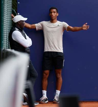 15 04 2024, BMW Open 2024, MTTC Iphitos Muenchen, Tennis, Sport Muenchen, in the picture Felix Auger Aliassime CAN