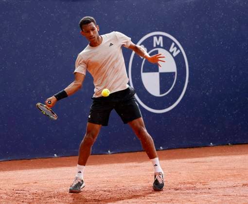 15 04 2024, BMW Open 2024, MTTC Iphitos Muenchen, Tennis, Sport Muenchen, in the picture Felix Auger Aliassime CAN