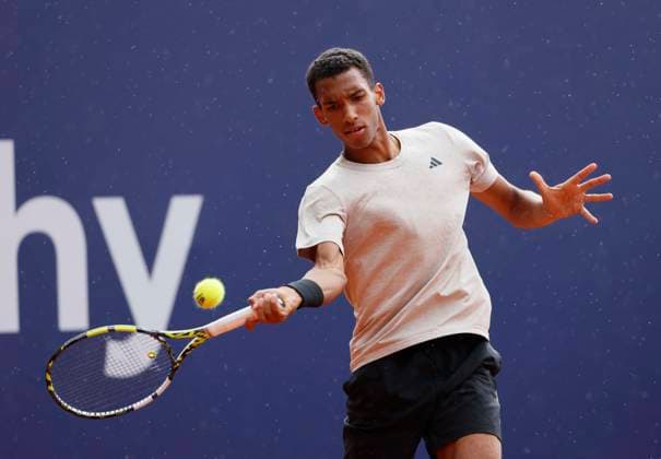 15 04 2024, BMW Open 2024, MTTC Iphitos Muenchen, Tennis, Sport Muenchen, in the picture Felix Auger Aliassime CAN