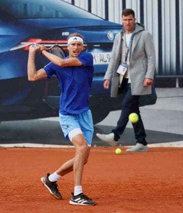 15 04 2024, BMW Open 2024, MTTC Iphitos Muenchen, Tennis, Sport Muenchen, in the picture Alexander Zverev GER and Mischa Zverev