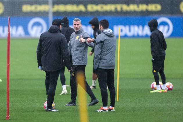15 04 2024, Football, Season 2023 2024, UEFA Champions League, UCL, Final training, Borussia Dortmund Atletico Madrid, Athletic trainer Shad Forsythe Borussia Dortmund , Dortmund Signal Iduna Park NRW Germany xRHR PHOTO DEx Copyright: DennisxEwert RHR-FOTOx RHR-FOTO DE