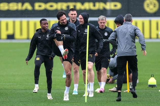 Football, CL, Borussia Dortmund, Training
