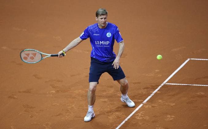 15 04 2024, Germany, Stuttgart, Porsche Tennis Grand Prix 2024, Show Tournament, Doubles, Marc Stein Kickers