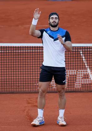 15 04 2024, BMW Open 2024, MTTC Iphitos Muenchen, Tennis, Sport Muenchen, in the picture Alejandro Moro Canas SPA winner vs Dominic Thiem AUT