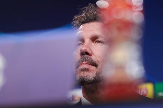 15 04 2024, Football, Season 2023 2024, UEFA Champions League, UCL, Press conference, Borussia Dortmund Atletico Madrid, Press conference with coach Diego Simeone Atletico Madrid , Dortmund Signal Iduna Park NRW Germany xRHR PHOTO DEx Copyright: DennisxEwert RHR-FOTOx RHR-FOTO DE
