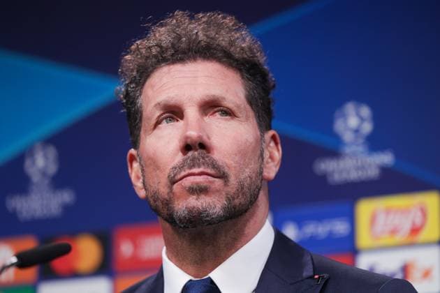 15 04 2024, Football, Season 2023 2024, UEFA Champions League, UCL, Press conference, Borussia Dortmund Atletico Madrid, Press conference with coach Diego Simeone Atletico Madrid , Dortmund Signal Iduna Park NRW Germany xRHR PHOTO DEx Copyright: DennisxEwert RHR-FOTOx RHR-FOTO DE