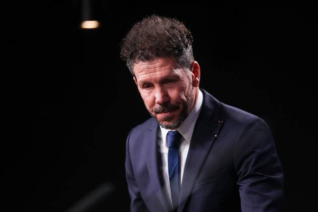 15 04 2024, Football, Season 2023 2024, UEFA Champions League, UCL, Press conference, Borussia Dortmund Atletico Madrid, Press conference with coach Diego Simeone Atletico Madrid , Dortmund Signal Iduna Park NRW Germany xRHR PHOTO DEx Copyright: DennisxEwert RHR-FOTOx RHR-FOTO DE