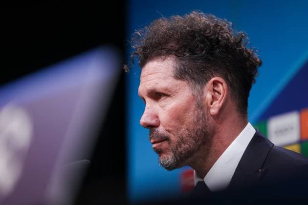15 04 2024, Football, Season 2023 2024, UEFA Champions League, UCL, Press conference, Borussia Dortmund Atletico Madrid, Press conference with coach Diego Simeone Atletico Madrid , Dortmund Signal Iduna Park NRW Germany xRHR PHOTO DEx Copyright: DennisxEwert RHR-FOTOx RHR-FOTO DE