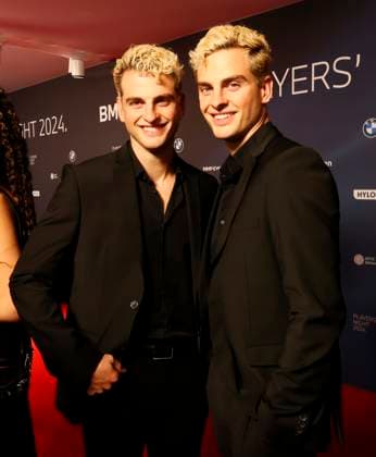 15 04 2024, Player s Night BMW Open 2024, MTTC Iphitos Muenchen, Tennis, Sport Muenchen, in the picture twins Brueder Cidic