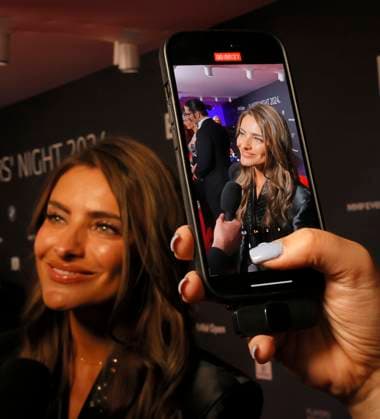 15 04 2024, Player s Night BMW Open 2024, MTTC Iphitos Muenchen, Tennis, Sport Muenchen, in the picture Sophia Tomalla