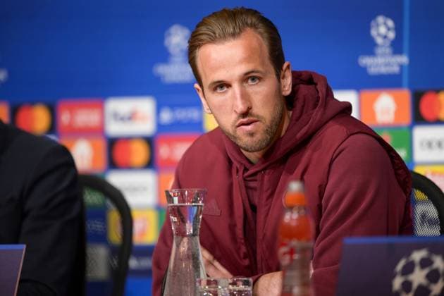 Soccer, UEFA Champions League, 20240416, Press conference FC Bayern Munich FC Arsenal In the picture Harry KANE FC Bayern Munich, 9 Munich Allianz Arena Bayern Germany Copyright: Passion2Press MarkusxFischerx