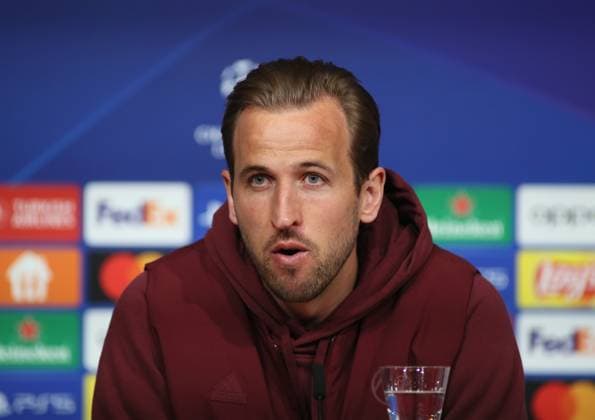 Munich, Germany 16 April 2024 Football, Men, UEFA Champions League, Season 2023 2024, FC Bayern Munich, Press conference Here in the picture Harry Kane FC Bayern Munich head, portrait at the press conference