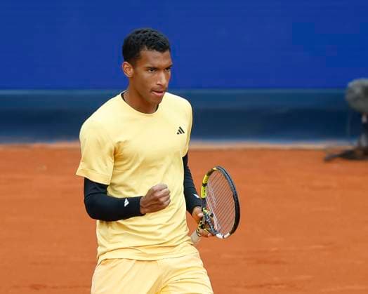 Felix Auger Aliassime CAN Tennis BMW Open 2024 ATP MTTC Iphitos Munich Germany April 16, 2024 Copyright: xJuergenxHasenkopfx