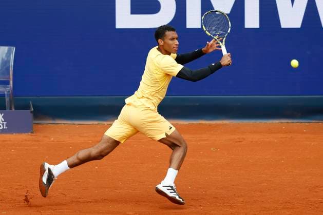 Felix Auger Aliassime CAN Tennis BMW Open 2024 ATP MTTC Iphitos Munich Germany April 16, 2024 Copyright: xJuergenxHasenkopfx