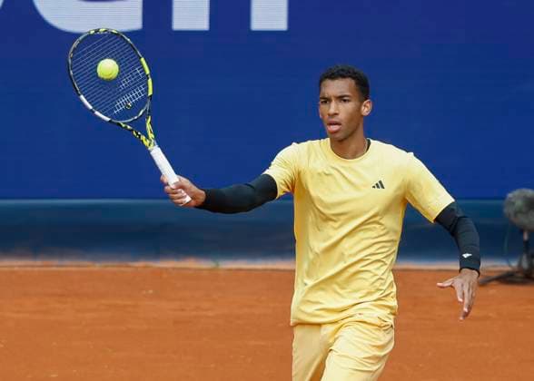 Felix Auger Aliassime CAN Tennis BMW Open 2024 ATP MTTC Iphitos Munich Germany April 16, 2024 Copyright: xJuergenxHasenkopfx