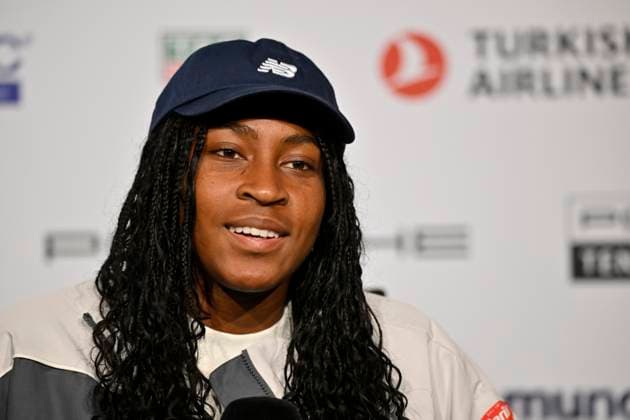 Interview with Caroline Garcia FRA Tennis Ladies Porsche Cup Porsche Tennis Grand Prix GP Stuttgart 2024 Porsche Arena 16 04 2024 DFL REGULATIONS PROHIBIT ANY USE OF PHOTOGRAPHS AS IMAGE SEQUENCES AND OR QUASI VIDEO Porsche Tennis Grand Prix GP Stuttgart 2024