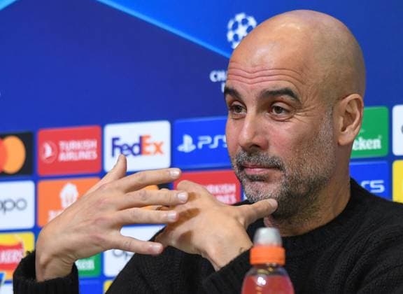 Manchester City press conference, PK, Pressekonferenz Manchester City Manager Pep Guardiola during the Manchester City Press Conference at the Etihad Campus, Manchester Copyright: xKarlxVallantinex FIL-20033-0018 UK Newspapers OUT
