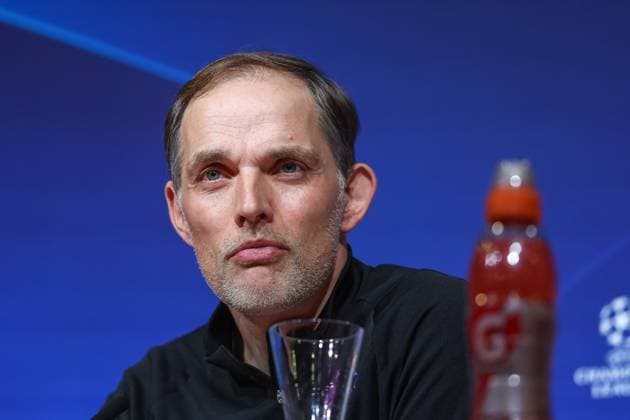 Thomas Tuchel FC Bayern Muenchen, Head coach at the press conference, International press conference, FC Bayern Muenchen, Football, UEFA Champions League, Quarter-final second leg, Season 23 24, 16 04 2024, International press conference, FC Bayern Muenchen, Football, UEFA Champions League, Quarter-final second leg, Season 23 24, 16 04 2024 Muenchen Copyright: xEibner-Pressefoto JennixMaulx EP_JML