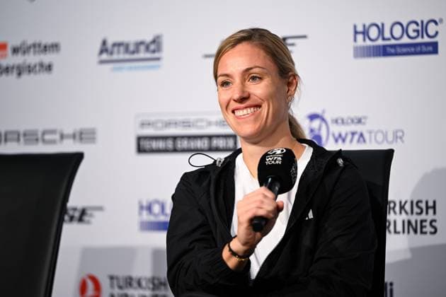 Porsche Tennis Grand Prix 2024 in Stuttgart, 16 04 2024 Angelique Kerber GER Porsche Tennis Grand Prix 2024