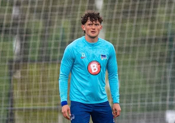 Soccer, Men, Season 2023 24, 2 Bundesliga, Hertha BSC, Training, Fabian Reese Hertha BSC , 16 04 2024, Copyright: xSebastianxRäppold MatthiasxKochx
