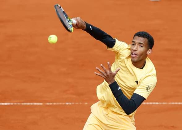 Felix Auger Aliassime CAN Tennis BMW Open 2024 ATP MTTC Iphitos Munich Germany April 16, 2024 Copyright: xJuergenxHasenkopfx