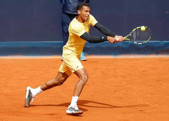 Felix Auger Aliassime CAN Tennis BMW Open 2024 ATP MTTC Iphitos Munich Germany April 16, 2024 Copyright: xJuergenxHasenkopfx