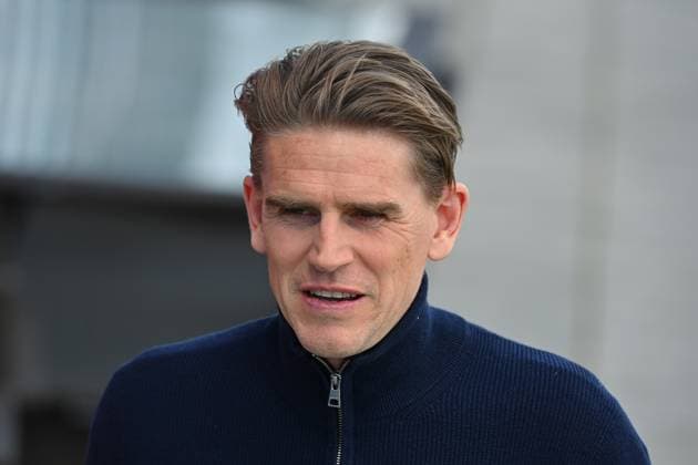 Christoph FREUND Sports Director Bayern Muenchen, single picture, cropped single motif, portrait, portrait, portrait final training on 16 04 2024 before the Champions League quarterfinal FC Bayern Muenchen Arsenal London on 17 04 2024, A L L I A N Z A R E N A