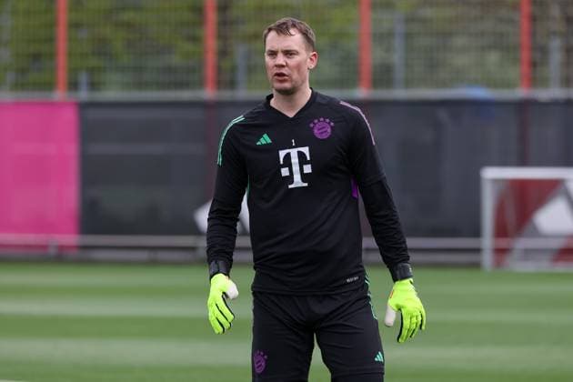 Manuel Neuer FC Bayern Muenchen, 01 , Final training, FC Bayern Muenchen, Football, UEFA Champions League, Quarter-final second leg, Season 23 24, 16 04 2024, Final training, FC Bayern Muenchen, Football, UEFA Champions League, Quarter-final second leg, Season 23 24, 16 04 2024 Muenchen Copyright: xEibner-Pressefoto JennixMaulx EP_JML