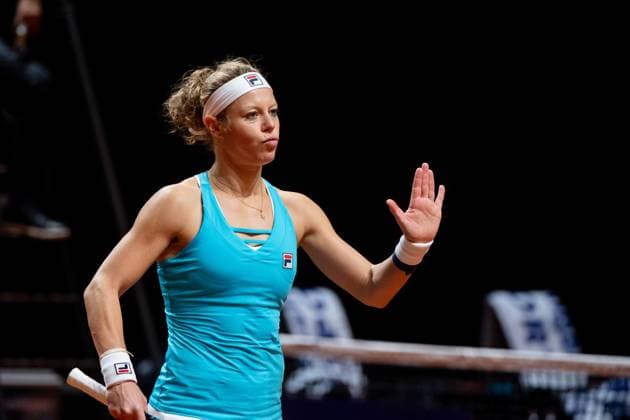 Laura Siegemund pictured , Laura Siegemund Germany , Barbora Krejcikova Czech Republic vs Fang Hsien Wu Taiwan , Yifan Xu China , Womens Doubles, Round 2, GER, Porsche Tennis Grand Prix Stuttgart, WTA 500, 16 04 2024 GER, Porsche Tennis Grand Prix, WTA 500, 16 04 2024 Stuttgart Copyright: xEibner-Pressefoto Memmlerx EP_MMR