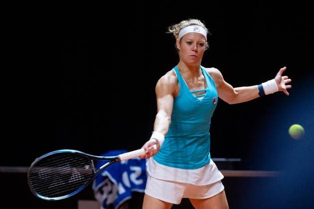 Laura Siegemund pictured , Laura Siegemund Germany , Barbora Krejcikova Czech Republic vs Fang Hsien Wu Taiwan , Yifan Xu China , Womens Doubles, Round 2, GER, Porsche Tennis Grand Prix Stuttgart, WTA 500, 16 04 2024 GER, Porsche Tennis Grand Prix, WTA 500, 16 04 2024 Stuttgart Copyright: xEibner-Pressefoto Memmlerx EP_MMR