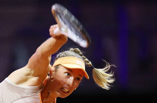 16 04 2024, Germany, Stuttgart, Porsche Tennis Grand Prix 2024, Elise Mertens BEL