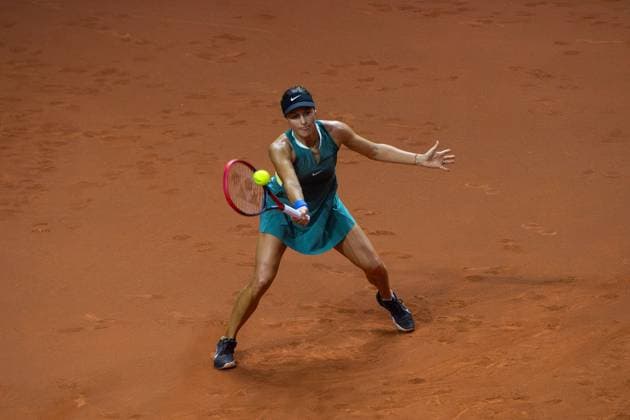 Tatjana Maria Germany in the picture, Tatjana Maria Germany vs Elise Mertens Belgium , Womens Singles, Round 1, GER, Porsche Tennis Grand Prix Stuttgart, WTA 500, 16 04 2024 GER, Porsche Tennis Grand Prix, WTA 500, 16 04 2024 Stuttgart Copyright: xEibner-Pressefoto Memmlerx EP_MMR