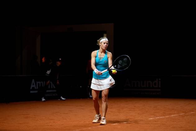 Laura Siegemund pictured , Laura Siegemund Germany , Barbora Krejcikova Czech Republic vs Fang Hsien Wu Taiwan , Yifan Xu China , Womens Doubles, Round 2, GER, Porsche Tennis Grand Prix Stuttgart, WTA 500, 16 04 2024 GER, Porsche Tennis Grand Prix, WTA 500, 16 04 2024 Stuttgart Copyright: xEibner-Pressefoto Memmlerx EP_MMR